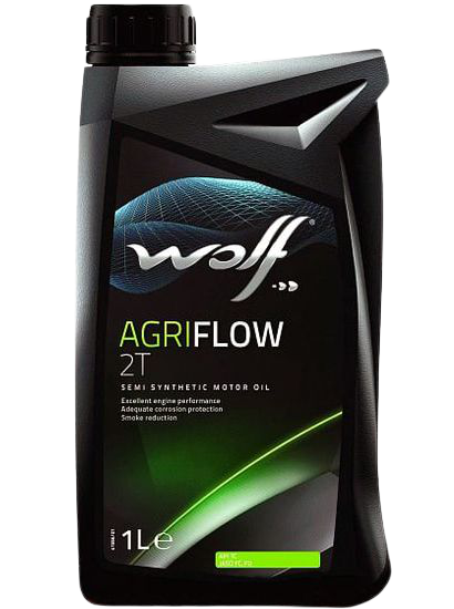 Моторное масло Wolf AgriFlow 2T, 1л